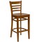 Flash Furniture HERCULES Series Ladder Back Cherry Wood Restaurant Barstool, PK2 2-XU-DGW0005BARLAD-CHY-GG - alternate 5