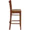 Flash Furniture HERCULES Series Ladder Back Cherry Wood Restaurant Barstool, PK2 2-XU-DGW0005BARLAD-CHY-GG - alternate 8