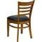 Flash Furniture Ladder Back Cherry Wood Restaurant Chair, Black Vinyl Seat, PK2 2-XU-DGW0005LAD-CHY-BLKV-GG - alternate 8