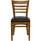 Flash Furniture Ladder Back Cherry Wood Restaurant Chair, Black Vinyl Seat, PK2 2-XU-DGW0005LAD-CHY-BLKV-GG - alternate 7