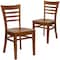 Flash Furniture HERCULES Series Ladder Back Cherry Wood Restaurant Chair, PK2 2-XU-DGW0005LAD-CHY-GG - alternate 2