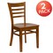 Flash Furniture HERCULES Series Ladder Back Cherry Wood Restaurant Chair, PK2 2-XU-DGW0005LAD-CHY-GG - alternate 6