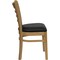 Flash Furniture Ladder Back Natural Wood Restaurant Chair, Black Vinyl Seat, PK2 2-XU-DGW0005LAD-NAT-BLKV-GG - alternate 7