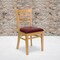 Flash Furniture Natural Wood Chair-Burg Vinyl, PK2 2-XU-DGW0005LAD-NAT-BURV-GG - alternate 1