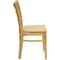 Flash Furniture HERCULES Series Ladder Back Natural Wood Restaurant Chair, PK2 2-XU-DGW0005LAD-NAT-GG - alternate 7
