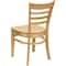 Flash Furniture HERCULES Series Ladder Back Natural Wood Restaurant Chair, PK2 2-XU-DGW0005LAD-NAT-GG - alternate 2