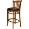 Flash Furniture Cherry Wood Stool-Blk Vinyl, PK2 2-XU-DGW0008BARVRT-CHY-BLKV-GG - alternate 5
