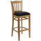 Flash Furniture Natural Wood Stool-Blk Vinyl, PK2 2-XU-DGW0008BARVRT-NAT-BLKV-GG - alternate 3