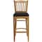 Flash Furniture Natural Wood Stool-Blk Vinyl, PK2 2-XU-DGW0008BARVRT-NAT-BLKV-GG - alternate 8