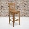 Flash Furniture Natural Wood Stool, PK2 2-XU-DGW0008BARVRT-NAT-GG - alternate 1