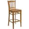 Flash Furniture Natural Wood Stool, PK2 2-XU-DGW0008BARVRT-NAT-GG - alternate 3