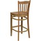 Flash Furniture Natural Wood Stool, PK2 2-XU-DGW0008BARVRT-NAT-GG - alternate 6