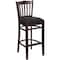 Flash Furniture Vertical Slat Back Walnut Wood Barstool, Black Vinyl Seat, PK2 2-XU-DGW0008BARVRT-WAL-BLKV-GG - alternate 6