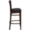 Flash Furniture Vertical Slat Back Walnut Wood Barstool, Black Vinyl Seat, PK2 2-XU-DGW0008BARVRT-WAL-BLKV-GG - alternate 8