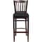 Flash Furniture Vertical Slat Back Walnut Wood Barstool, Black Vinyl Seat, PK2 2-XU-DGW0008BARVRT-WAL-BLKV-GG - alternate 7