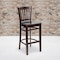 Flash Furniture Walnut Wood Stool, PK2 2-XU-DGW0008BARVRT-WAL-GG - alternate 1