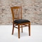 Flash Furniture Cherry Wood Chair-Blk Vinyl, PK2 2-XU-DGW0008VRT-CHY-BLKV-GG - alternate 1