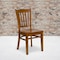 Flash Furniture HERCULES Series Vertical Slat Back Cherry Wood Restaurant Chair, PK2 2-XU-DGW0008VRT-CHY-GG - alternate 1