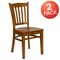 Flash Furniture HERCULES Series Vertical Slat Back Cherry Wood Restaurant Chair, PK2 2-XU-DGW0008VRT-CHY-GG - alternate 6