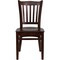 Flash Furniture Mahogany Wood Dining Chair, PK2 2-XU-DGW0008VRT-MAH-GG - alternate 8