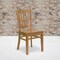 Flash Furniture HERCULES Series Vertical Slat Back Natural Wood Restaurant Chair, PK2 2-XU-DGW0008VRT-NAT-GG - alternate 1