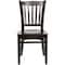 Flash Furniture HERCULES Series Vertical Slat Back Walnut Wood Restaurant Chair, PK2 2-XU-DGW0008VRT-WAL-GG - alternate 7