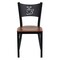 Flash Furniture Black Coffee Chair-Cherry Seat, PK2 2-XU-DG-60099-COF-CHYW-GG - alternate 7
