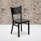 Flash Furniture Black Coffee Chair-Mah Seat, PK2 2-XU-DG-60099-COF-MAHW-GG - alternate 1