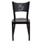 Flash Furniture Black Coffee Chair-Mah Seat, PK2 2-XU-DG-60099-COF-MAHW-GG - alternate 7