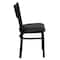 Flash Furniture Black Grid Chair-Black Seat, PK2 2-XU-DG-60115-GRD-BLKV-GG - alternate 5