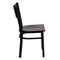 Flash Furniture Black Grid Chair-Mah Seat, PK2 2-XU-DG-60115-GRD-MAHW-GG - alternate 8