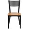 Flash Furniture Black Grid Chair-Nat Seat, PK2 2-XU-DG-60115-GRD-NATW-GG - alternate 8