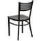 Flash Furniture Black Grid Chair-Wal Seat, PK2 2-XU-DG-60115-GRD-WALW-GG - alternate 6