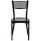 Flash Furniture Black Grid Chair-Wal Seat, PK2 2-XU-DG-60115-GRD-WALW-GG - alternate 8