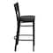 Flash Furniture Black Grid Stool-Black Seat, PK2 2-XU-DG-60116-GRD-BAR-BLKV-GG - alternate 8