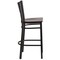 Flash Furniture Black Grid Stool-Wal Seat, PK2 2-XU-DG-60116-GRD-BAR-WALW-GG - alternate 7
