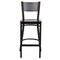 Flash Furniture Black Grid Stool-Wal Seat, PK2 2-XU-DG-60116-GRD-BAR-WALW-GG - alternate 8
