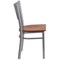 Flash Furniture Silver Slat Chair-Chy Seat, PK2 2-XU-DG-60401-CHYW-GG - alternate 8