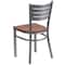 Flash Furniture Silver Slat Chair-Chy Seat, PK2 2-XU-DG-60401-CHYW-GG - alternate 3