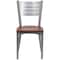 Flash Furniture Silver Slat Chair-Chy Seat, PK2 2-XU-DG-60401-CHYW-GG - alternate 7