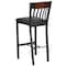 Flash Furniture Bk/Nat Vert Stool-Black Seat, PK2 2-XU-DG-60618B-WAL-BLKV-GG - alternate 5