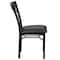Flash Furniture Bk/Nat Vert Chair-Black Seat, PK2 2-XU-DG-60618-WAL-BLKV-GG - alternate 8