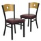 Flash Furniture Bk/Nat Circle Chair-Burg Seat, PK2 2-XU-DG-6F2B-CIR-BURV-GG - alternate 6