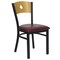 Flash Furniture Bk/Nat Circle Chair-Burg Seat, PK2 2-XU-DG-6F2B-CIR-BURV-GG - alternate 8