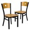 Flash Furniture Bk/Nat Circle Chair-Wood Seat, PK2 2-XU-DG-6F2B-CIR-NATW-GG - alternate 3