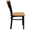 Flash Furniture Bk/Nat Circle Chair-Wood Seat, PK2 2-XU-DG-6F2B-CIR-NATW-GG - alternate 8