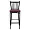 Flash Furniture Black Vert Stool-Burg Seat, PK2 2-XU-DG-6R6B-VRT-BAR-BURV-GG - alternate 8