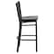 Flash Furniture Black Vert Stool-Wal Seat, PK2 2-XU-DG-6R6B-VRT-BAR-WALW-GG - alternate 8