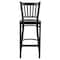 Flash Furniture Black Vert Stool-Wal Seat, PK2 2-XU-DG-6R6B-VRT-BAR-WALW-GG - alternate 7