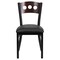 Flash Furniture Bk/Wal 3 Circ Chair-Black Seat, PK2 2-XU-DG-6Y2B-WAL-BLKV-GG - alternate 8